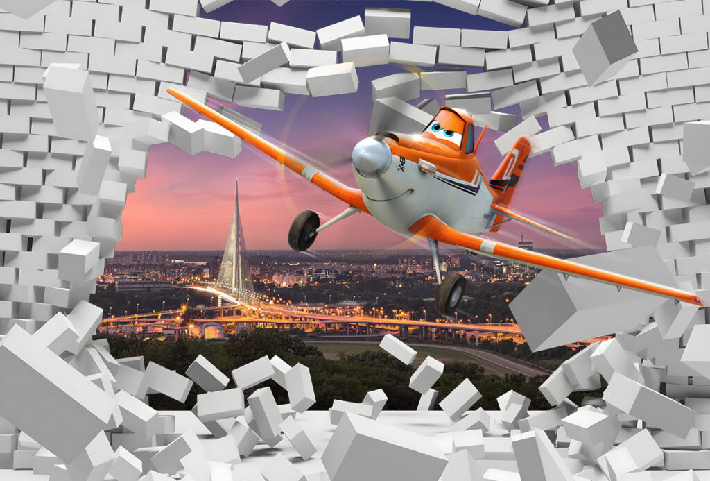 Ceo dezen Foto Tapete 3D Planes 2
