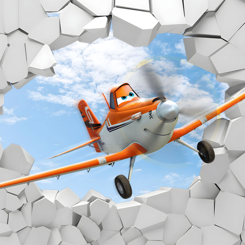 Foto Tapete 3D Planes 3, foto tapeta na zidu