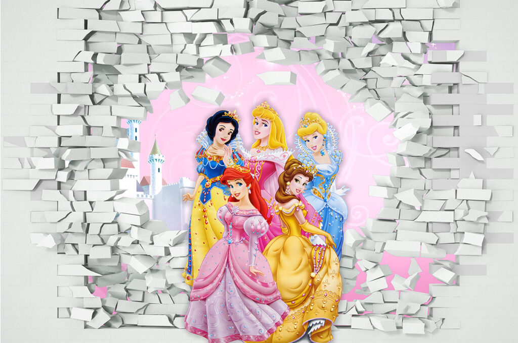 Ceo dezen Foto Tapete 3D Princeze 1