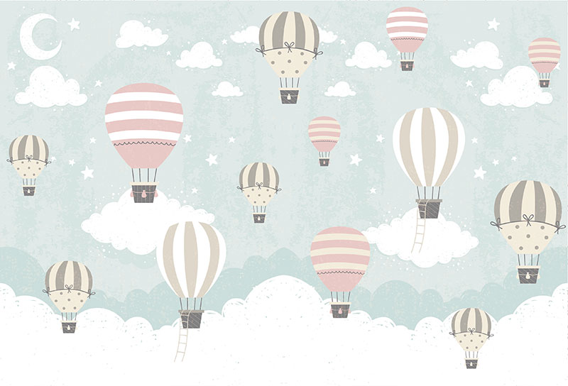 Ceo dezen Foto tapete Balloons girl