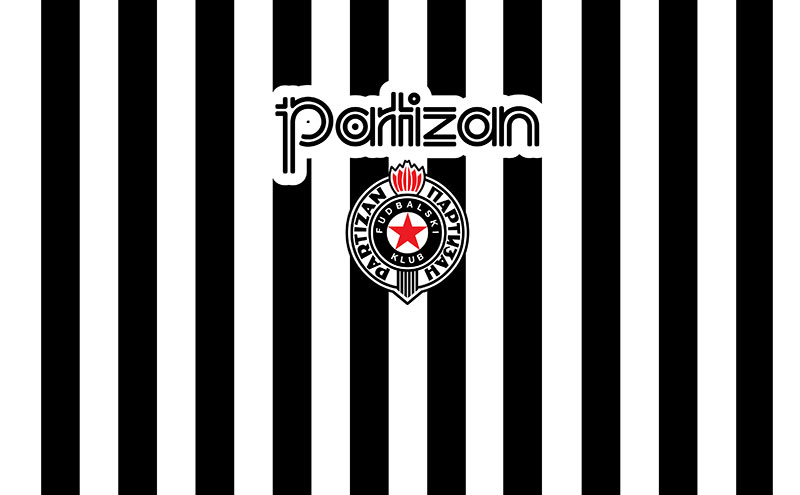 Ceo dezen Natpis Partizan i grb