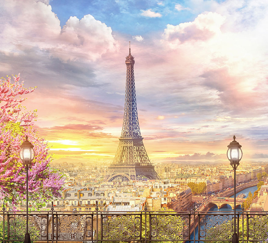 Ceo dezen Pogled na Pariz sa terase