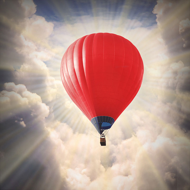 Ceo dezen Crveni balon u oblacima