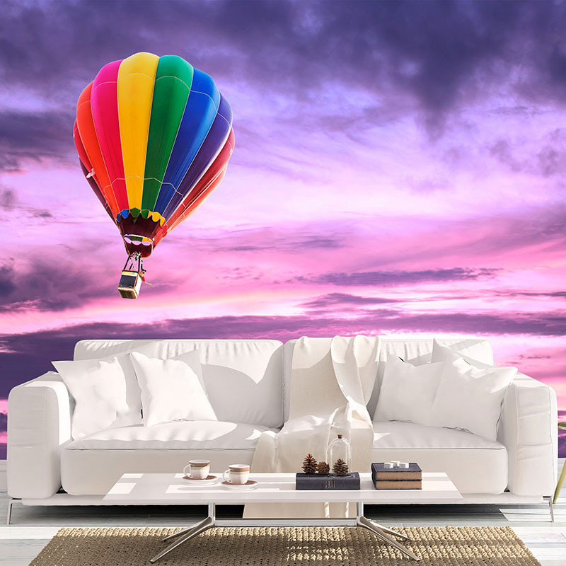 Foto tapeta Balon duginih boja nad morem na zidu