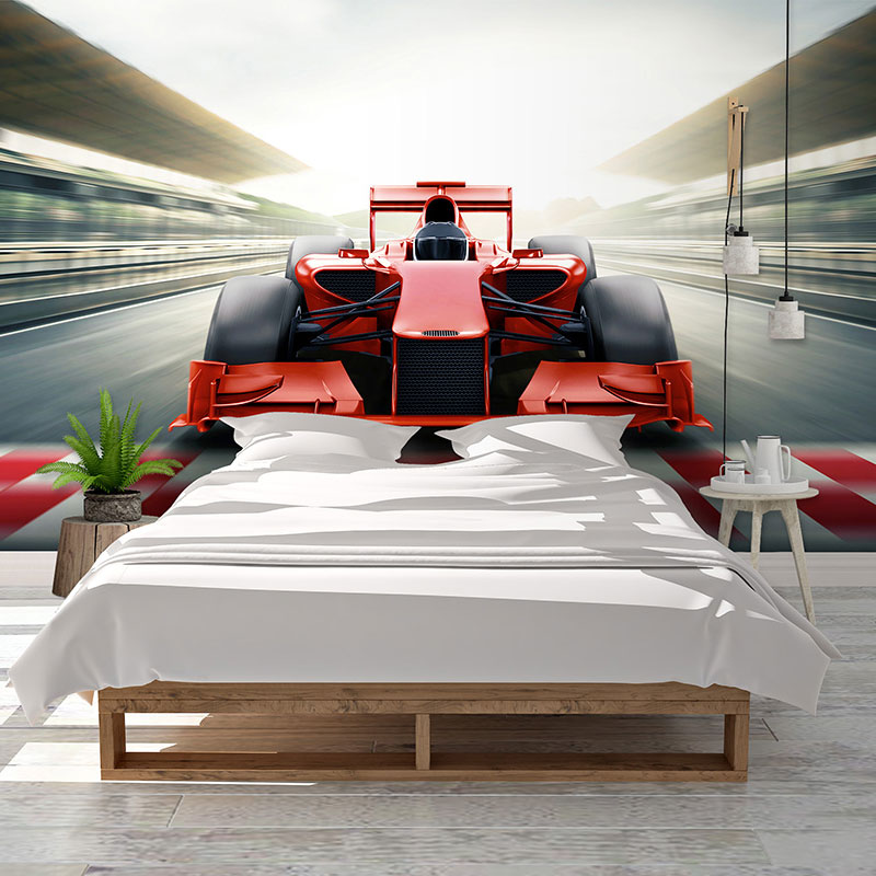 Formula na startnoj liniji, foto tapeta na zidu