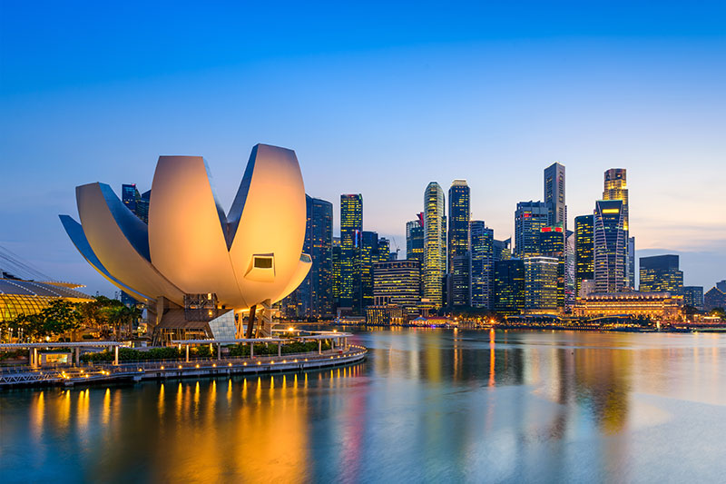 Ceo dezen Singapur u plavi čas