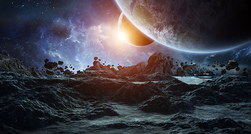 Ceo dezen Izlazak sunca na dalekom asteroidu