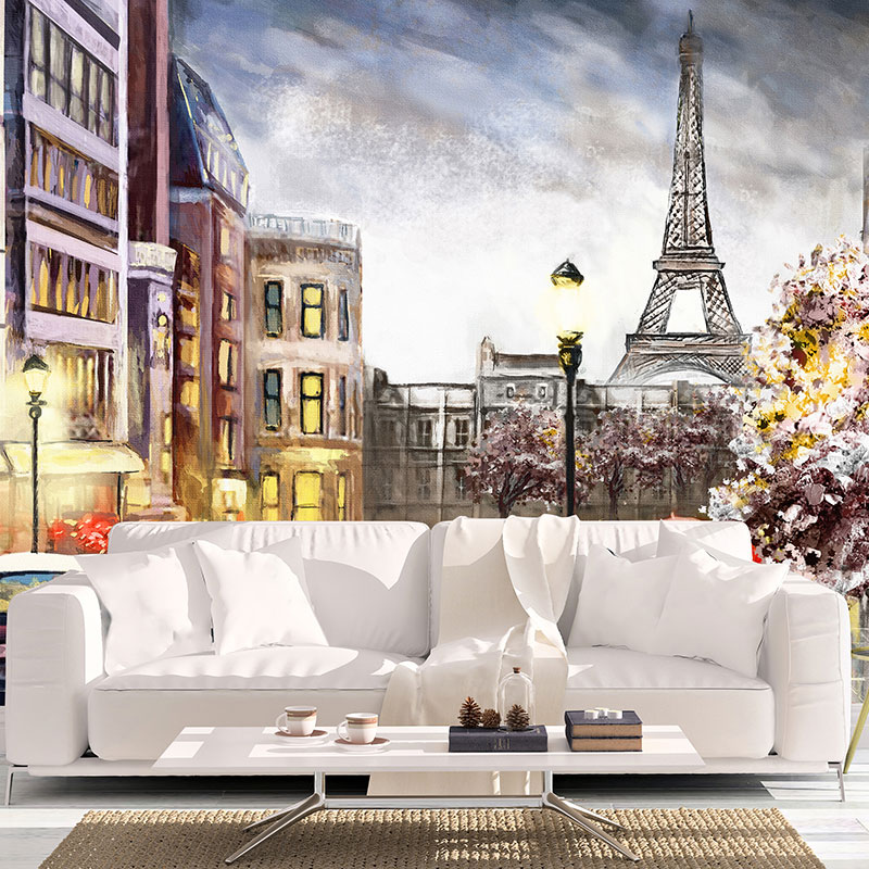 Foto tapeta Kišni Pariz na zidu