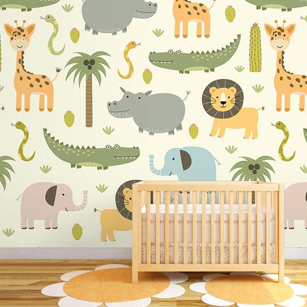 Foto tapete Baby Jungle 1, foto tapeta na zidu