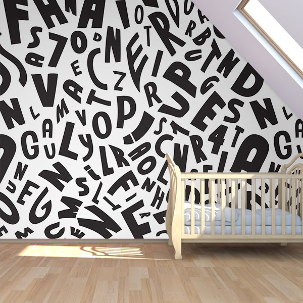 Foto tapete Letters, foto tapeta na zidu