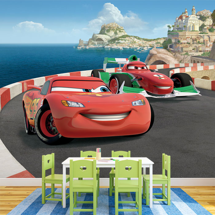 Foto tapeta Cars na obali Italije na zidu